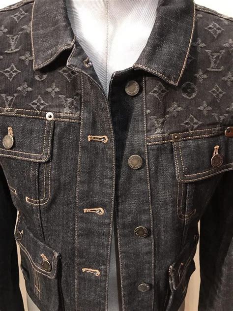 louis vuitton jacket grey|louis vuitton jean jacket men.